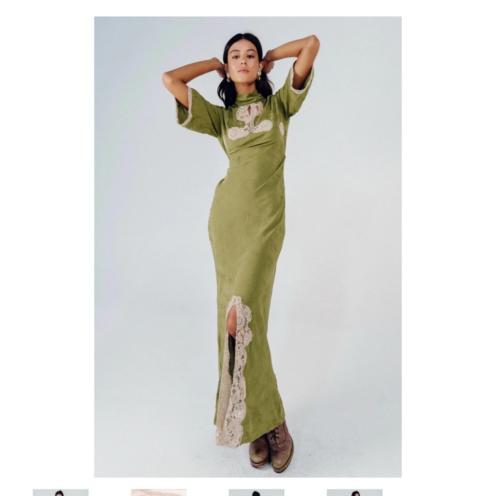 NWT Lenni The Label Aloe Midi Dress - AUS 12 - US 8 - Picture 5 of 9